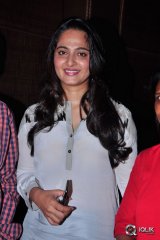 Anushka at Rudramadevi Movie Release Date Press Meet